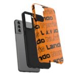 NOR 4 F1 orange and black Phone Case