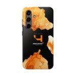 6445192730284971941_4096.jpeg NOR F1 Black and Orange Marble Phone Case