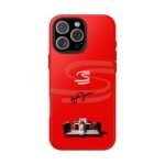 6485410920536284430_4096.jpeg Ayrton Senna Red Phone Case – F1 World Champion Cover