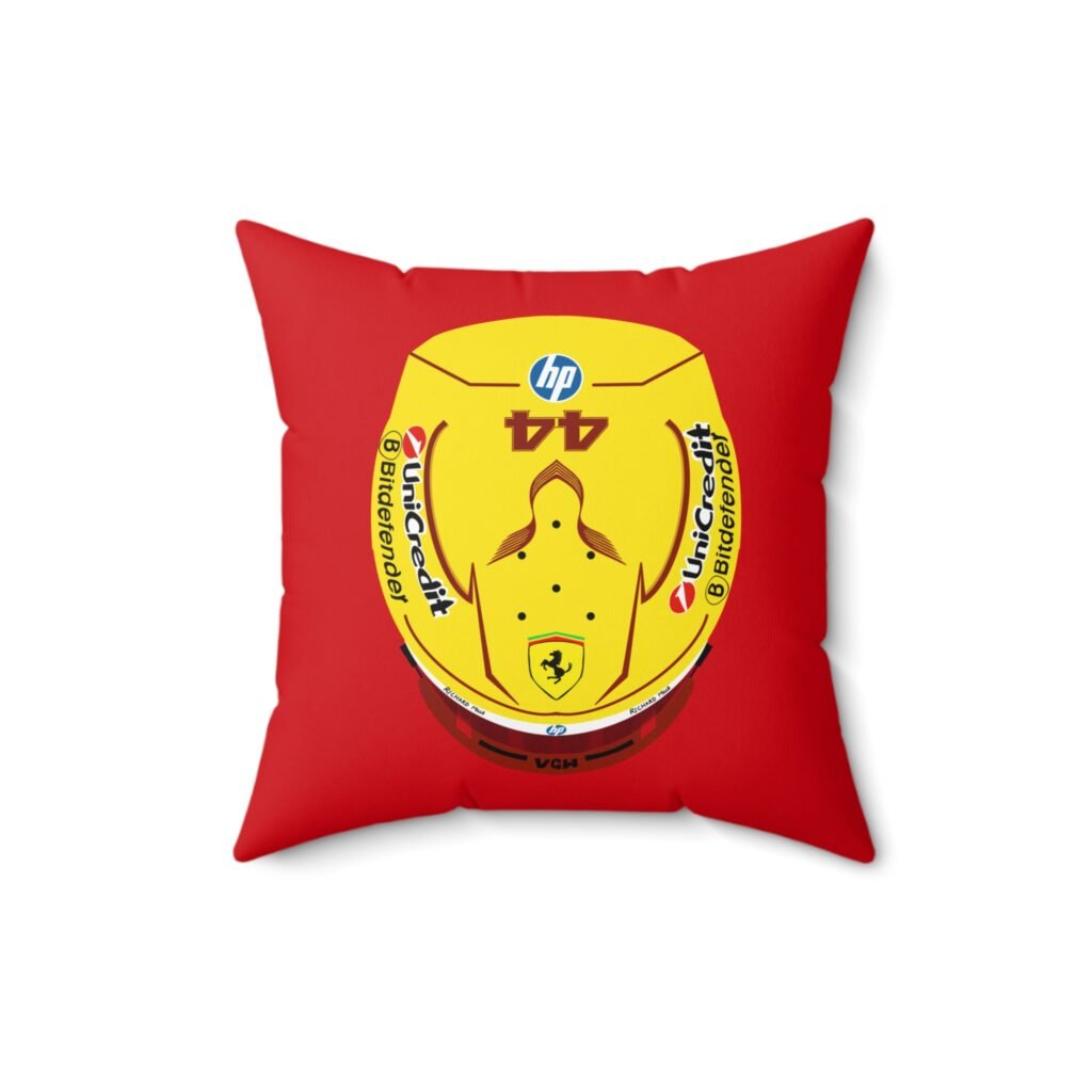 Lewis Hamilton Top Helmet 2025 Formula 1 Decorative Pillow