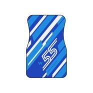 Carlos Sainz Blue and White F1 Car Mats