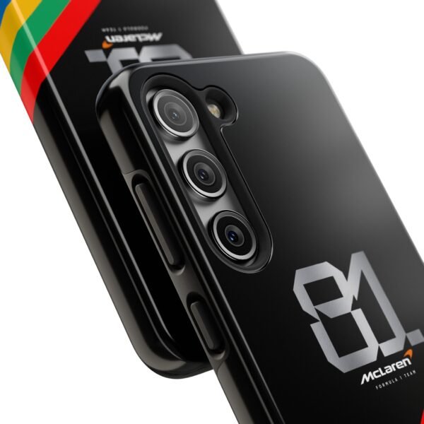 7225967388473046766_4096.jpeg Oscar Piastri OP81 British GP Chrome Livery 2025 Phone Case