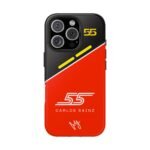 7234404008596524474_4096.jpeg Carlos Sainz Red and Carbon Fiber Tough Phone Case