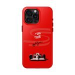 7369137147149049931_4096.jpeg Ayrton Senna Red Phone Case – F1 World Champion Cover