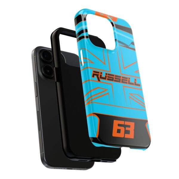 751550157112682171_4096.jpeg George Russell Silverstone British GP F1 2025 Helmet Phone Case