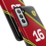 7766077338166478756_4096.jpeg Charles Leclerc CL16 Carbon Fiber 2025 F1 Phone Case