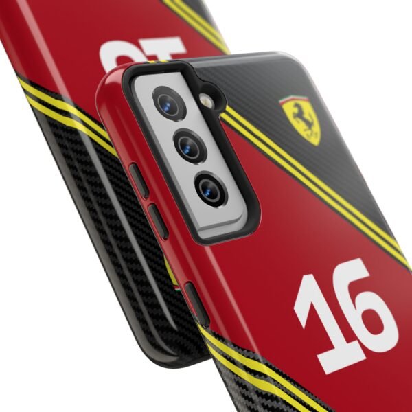 7766077338166478756_4096.jpeg Charles Leclerc CL16 Carbon Fiber 2025 F1 Phone Case