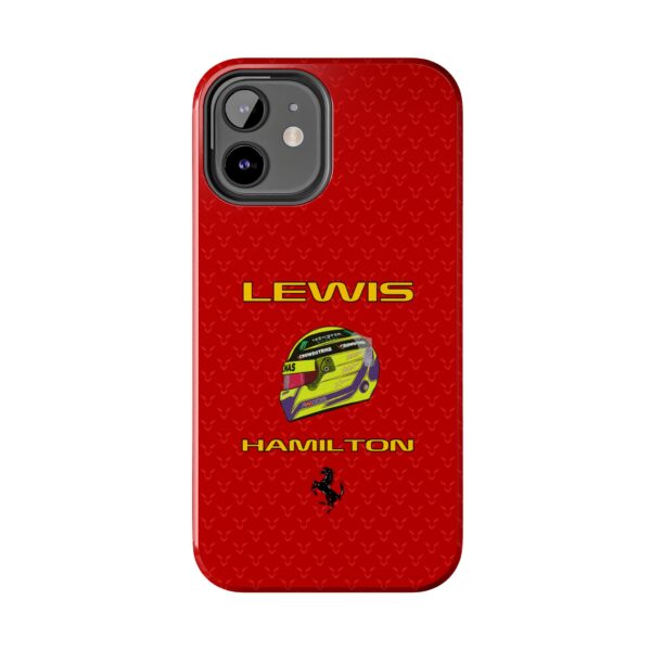 Lewis Hamilton Red Tifosi Phone Case iPhone Hamilton F1 Red Tifosi Samsung Cover Dual-Layer Lewis Hamilton Red Tifosi Phone Case Ferrari Red Hamilton iPhone Case F1 Protective Red Tifosi Hamilton Phone Cover