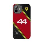 Lewis Hamilton Ferrari 2025 HAM44 phone case Hamilton carbon fiber iPhone case HAM44 Ferrari tough case Samsung Lewis Hamilton Phone Case Ferrari design F1 Ferrari 2025 carbon fiber case