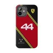 Lewis Hamilton Ferrari 2025 HAM44 phone case Hamilton carbon fiber iPhone case HAM44 Ferrari tough case Samsung Lewis Hamilton Phone Case Ferrari design F1 Ferrari 2025 carbon fiber case