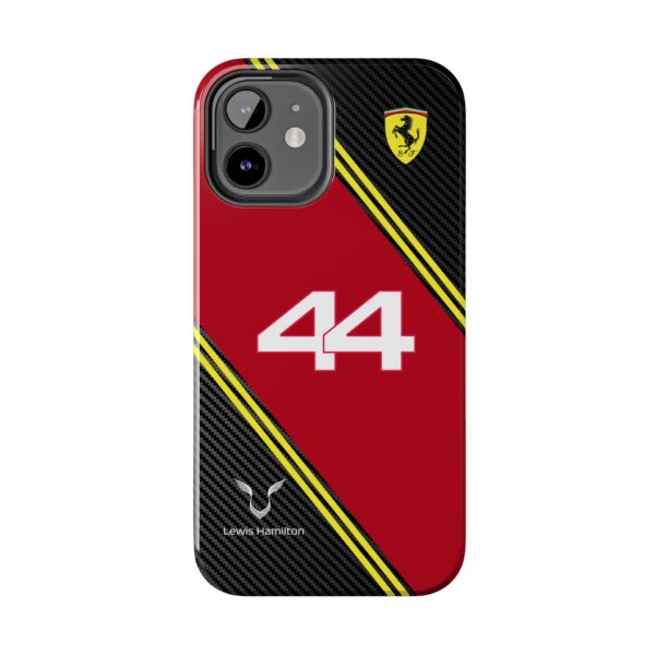 Lewis Hamilton Ferrari 2025 HAM44 phone case Hamilton carbon fiber iPhone case HAM44 Ferrari tough case Samsung Lewis Hamilton Phone Case Ferrari design F1 Ferrari 2025 carbon fiber case
