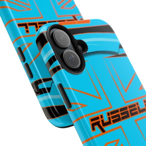 8036163560787003626_4096.jpeg George Russell Silverstone British GP F1 2025 Helmet Phone Case