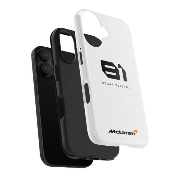 8069095565274047443_4096.jpeg Oscar Piastri OP81 Black & White Racing Number Phone Case