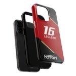 Charles Leclerc16 Red and Black Phone Case