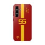 8076612690547372182_4096.jpeg Carlos Sainz Phone Case – Red Yellow iPhone & Samsung Cover