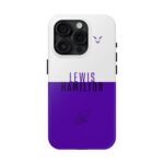 8096062939252748058_4096.jpeg HAM Purple White Phone Case