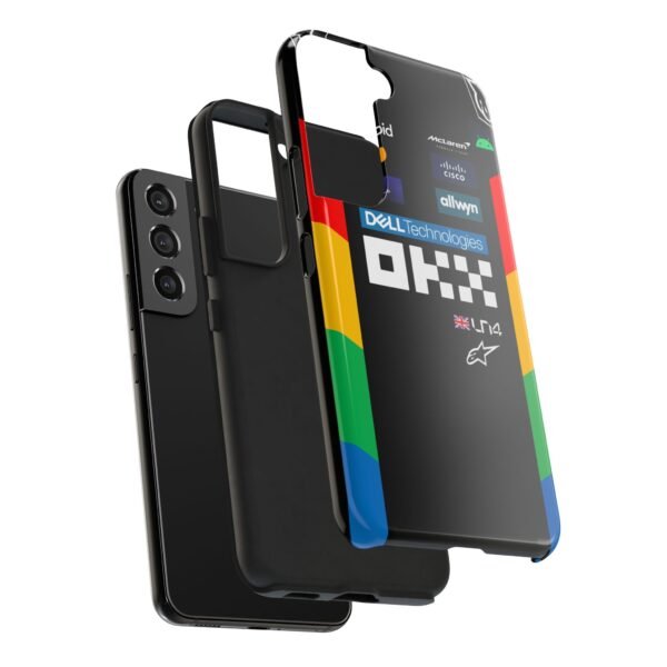 8270276054832866598_4096.jpeg NOR F1 British GP 2025 Chrome Race Suit Phone Case