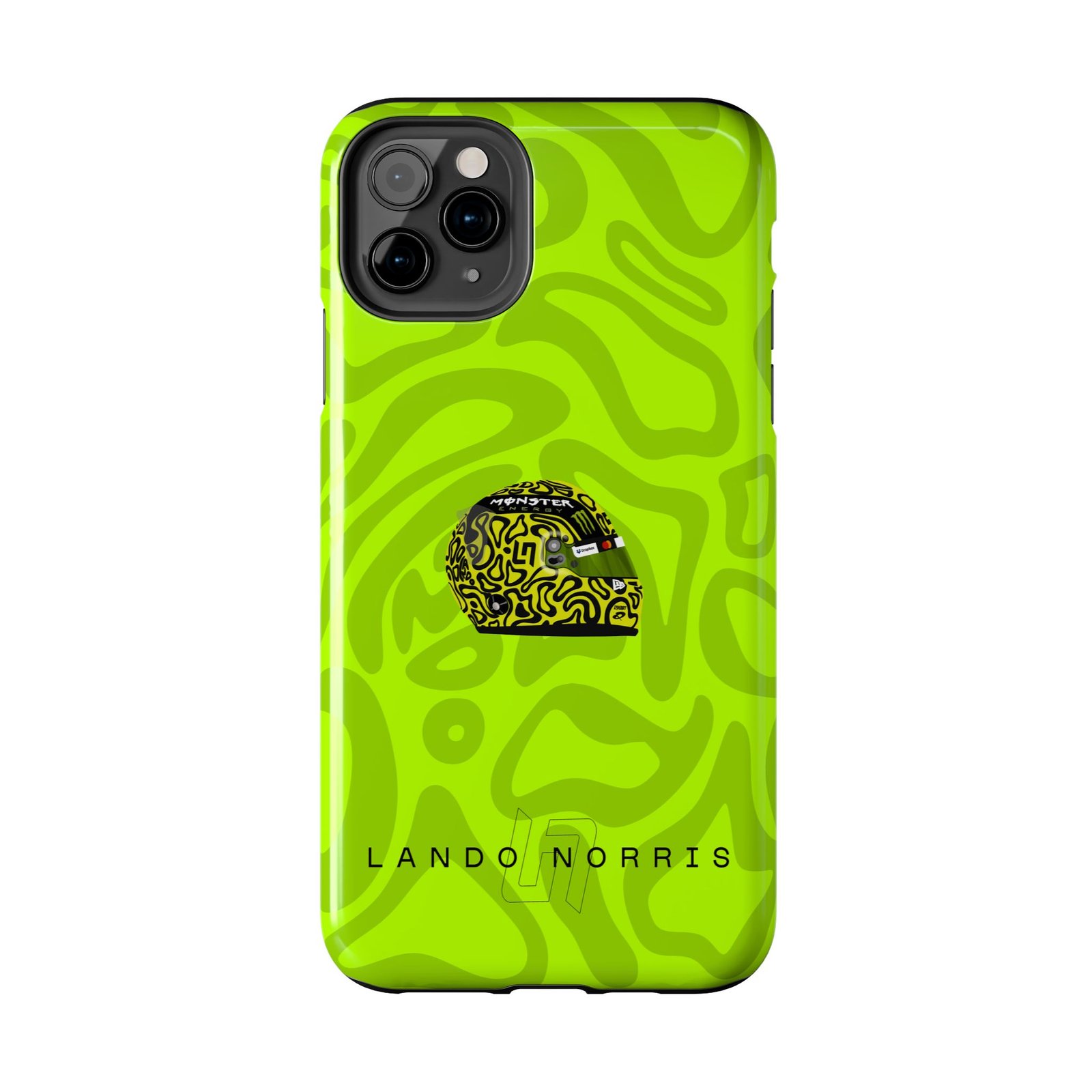8299472677946092191_4096.jpeg F1 NOR 4 Papaya Team Helmet 2025 Inspired Phone Case
