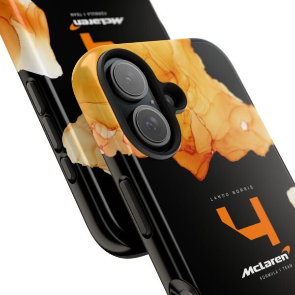 8303569861741738457_4096.jpeg NOR F1 Black and Orange Marble Phone Case