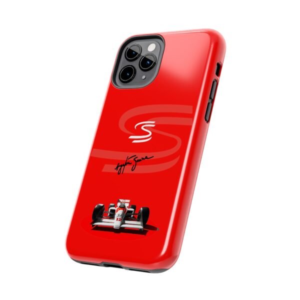 8495959867212487233_4096.jpeg Ayrton Senna Red Phone Case – F1 World Champion Cover