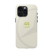 Tough Phone Case for Hamilton F1 Fans. Compatible with all iPhone 16 15 14 13 12 11 X Series and Samsung S Series