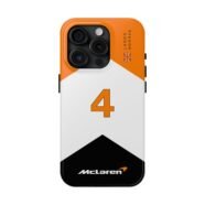 Norris Singapore GP phone case for iPhone and Samsung Racing-inspired Norris Singapore GP tough cover Dual-layer Norris Singapore GP protective phone case Wireless charging Norris Singapore GP case Scratch-resistant Norris Singapore GP phone cover