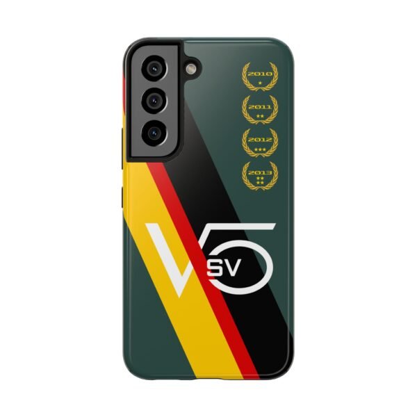 8800463401738830720_4096.jpeg Sebastian Vettel Champion Flag F1 Phone Case