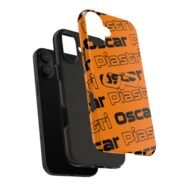 Oscar Piastri orange and black F1 Phone Case