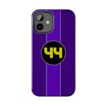 Lewis Hamilton LW44 Phone Case iPhone LW44 Racing Design Samsung Cover Dual-Layer Lewis Hamilton F1 Phone Case Sporty Hamilton Phone Case for iPhone & Samsung LW44 Motorsport Protective Phone Cover