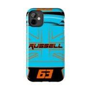 George Russell Silverstone British GP F1 2025 Helmet Phone Case