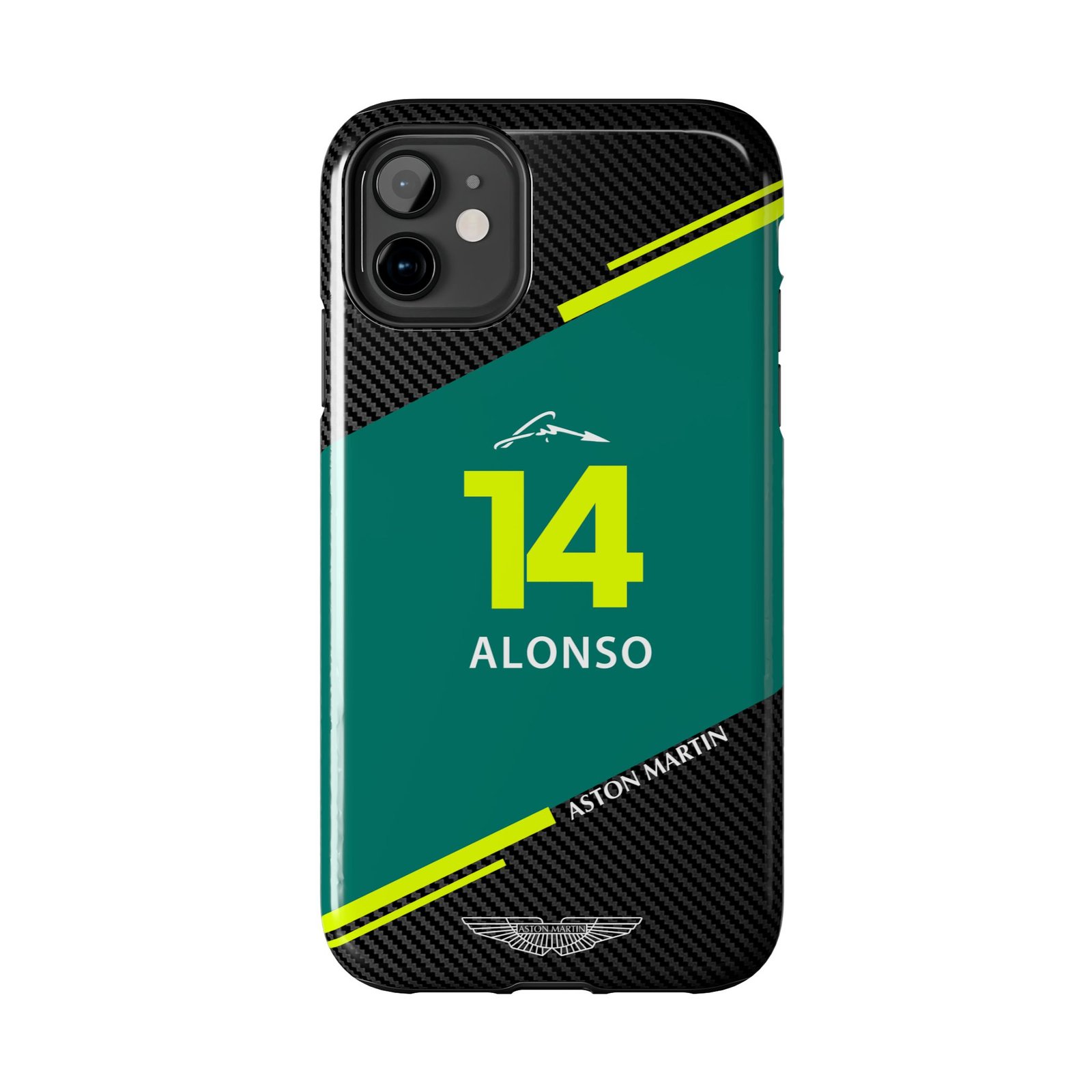 9399705465865789679_4096.jpeg Fernando Alonso 14 F1 Carbon Fiber Phone Case