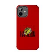 Lewis Hamilton Ferrari Red Phone Case iPhone Ferrari-inspired Lewis Hamilton Samsung Cover Dual-Layer Lewis Hamilton F1 Phone Case Red Motorsport iPhone & Samsung Phone Case Lewis Hamilton Ferrari Protective Phone Cover