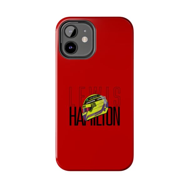 Lewis Hamilton Ferrari Red Phone Case iPhone Ferrari-inspired Lewis Hamilton Samsung Cover Dual-Layer Lewis Hamilton F1 Phone Case Red Motorsport iPhone & Samsung Phone Case Lewis Hamilton Ferrari Protective Phone Cover