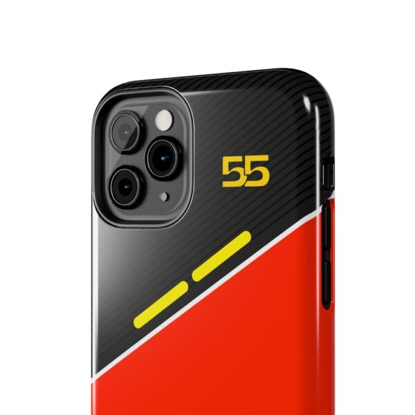 9804721396781095521_4096.jpeg Carlos Sainz Red and Carbon Fiber Tough Phone Case