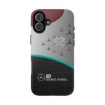 George Russell Black Grey Carbon Fiber Phone Case