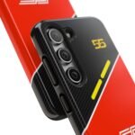9997260343687107337_4096.jpeg Carlos Sainz Red and Carbon Fiber Tough Phone Case