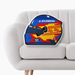 All rights reser (14) F1 Drivers Helmet 2025 Custom Shape Pillow – Double Sided Print Cushion