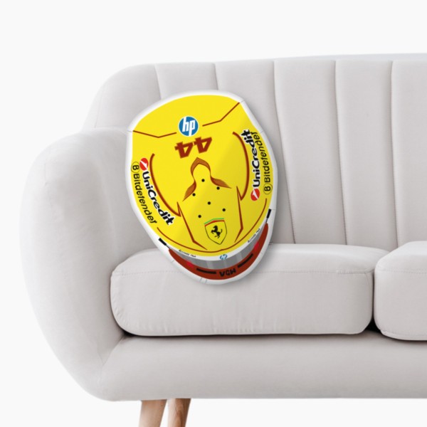 All rights reser (15) F1 Drivers Helmet 2025 Custom Shape Pillow – Double Sided Print Cushion