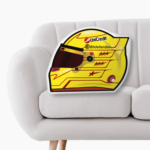 All rights reser (16) F1 Drivers Helmet 2025 Custom Shape Pillow – Double Sided Print Cushion