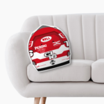All rights reser (17) F1 Drivers Helmet 2025 Custom Shape Pillow – Double Sided Print Cushion