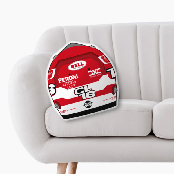 All rights reser (17) F1 Drivers Helmet 2025 Custom Shape Pillow – Double Sided Print Cushion