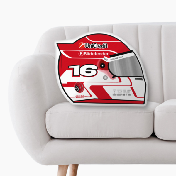 All rights reser (5) F1 Drivers Helmet 2025 Custom Shape Pillow – Double Sided Print Cushion