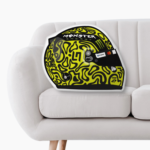 All rights reser (7) F1 Drivers Helmet 2025 Custom Shape Pillow – Double Sided Print Cushion