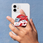 CL16 HELMET 2 Charles Leclerc Jules tribute helmet phone grip in glossy acrylic for Formula 1 and charles fans