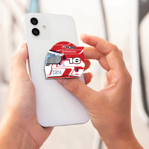 CL16 HELMET 3 Charles Leclerc F1 “Papa” Helmet Magnetic Phone Grip