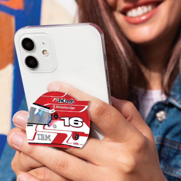 CL16 HELMET 4 Charles Leclerc F1 “Papa” Helmet Magnetic Phone Grip