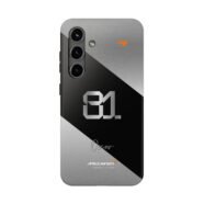 Oscar Piastri F1 2025 Chrome Finish Phone Case