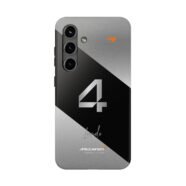 Lando Norris 4 F1 2025 Chrome Finish Phone Case