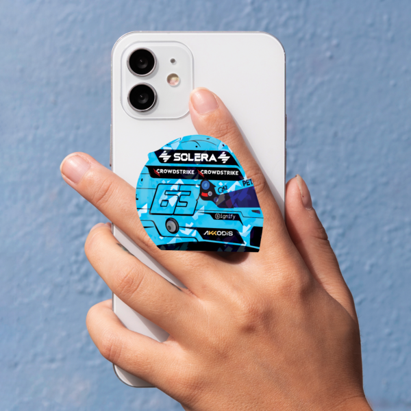 GR HELMET 4 George Russell F1 Helmet Magnetic Phone Grip
