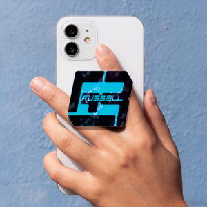 George Russell 63 Logo Phone Grip F1 with racing-inspired design
